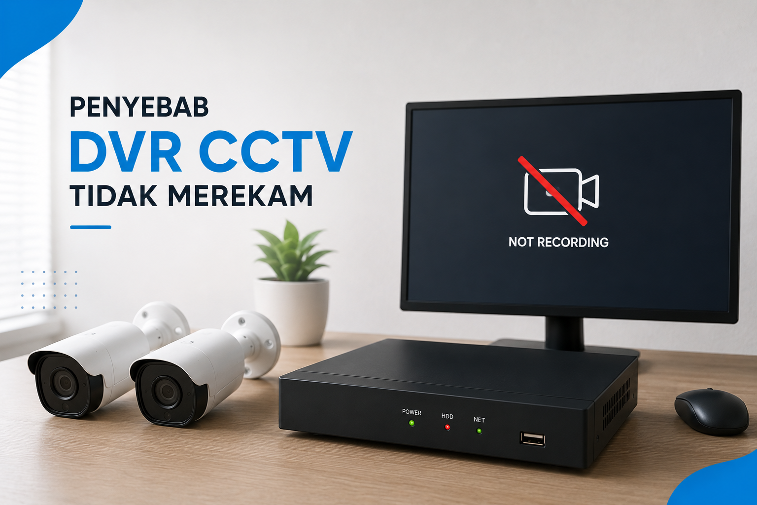 penyebab DVR CCTV Tidak Merekam