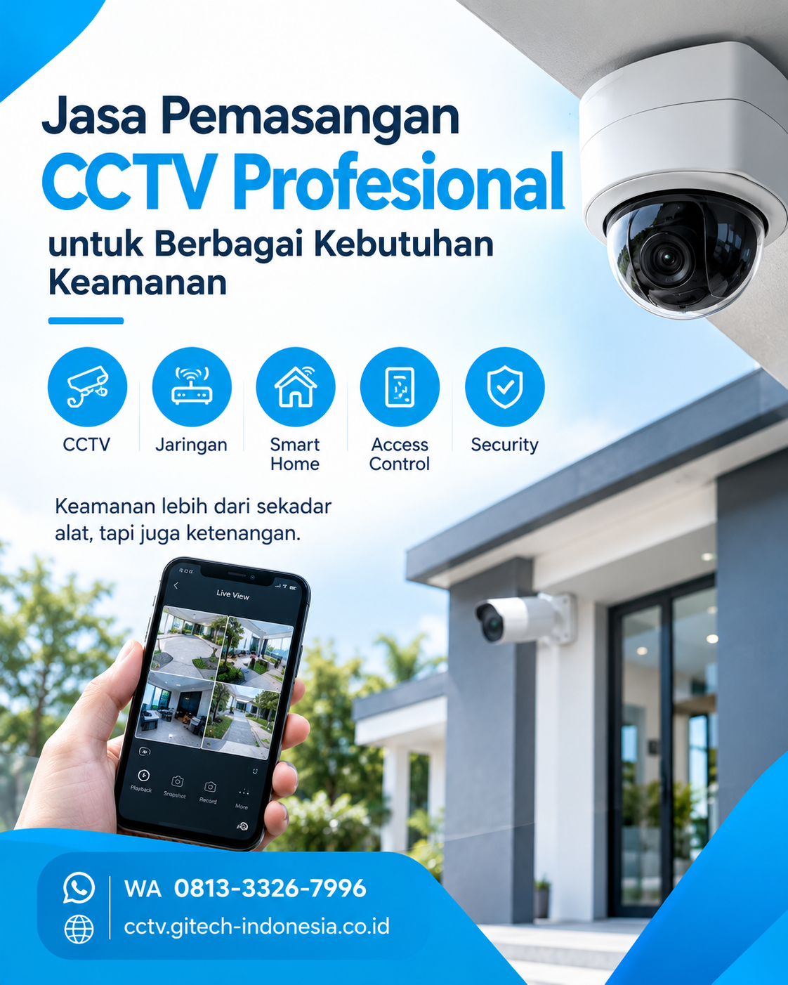 Jasa Pemasangan CCTV Profesional