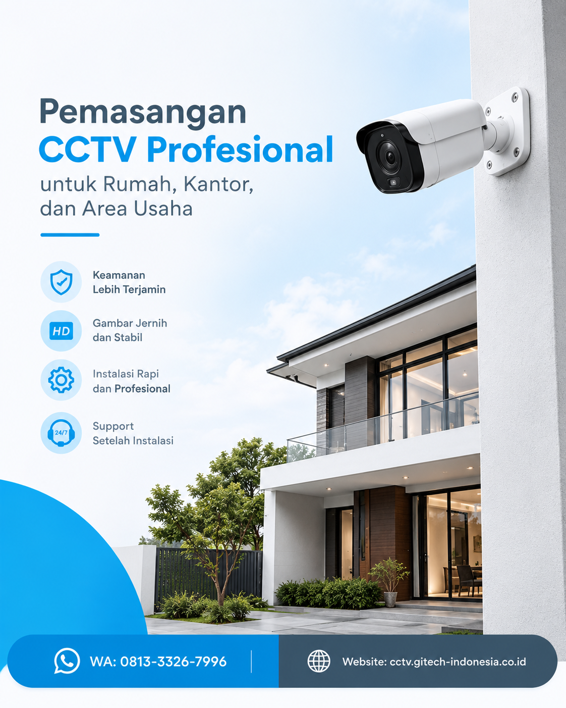 Pemasangan CCTV Profesional